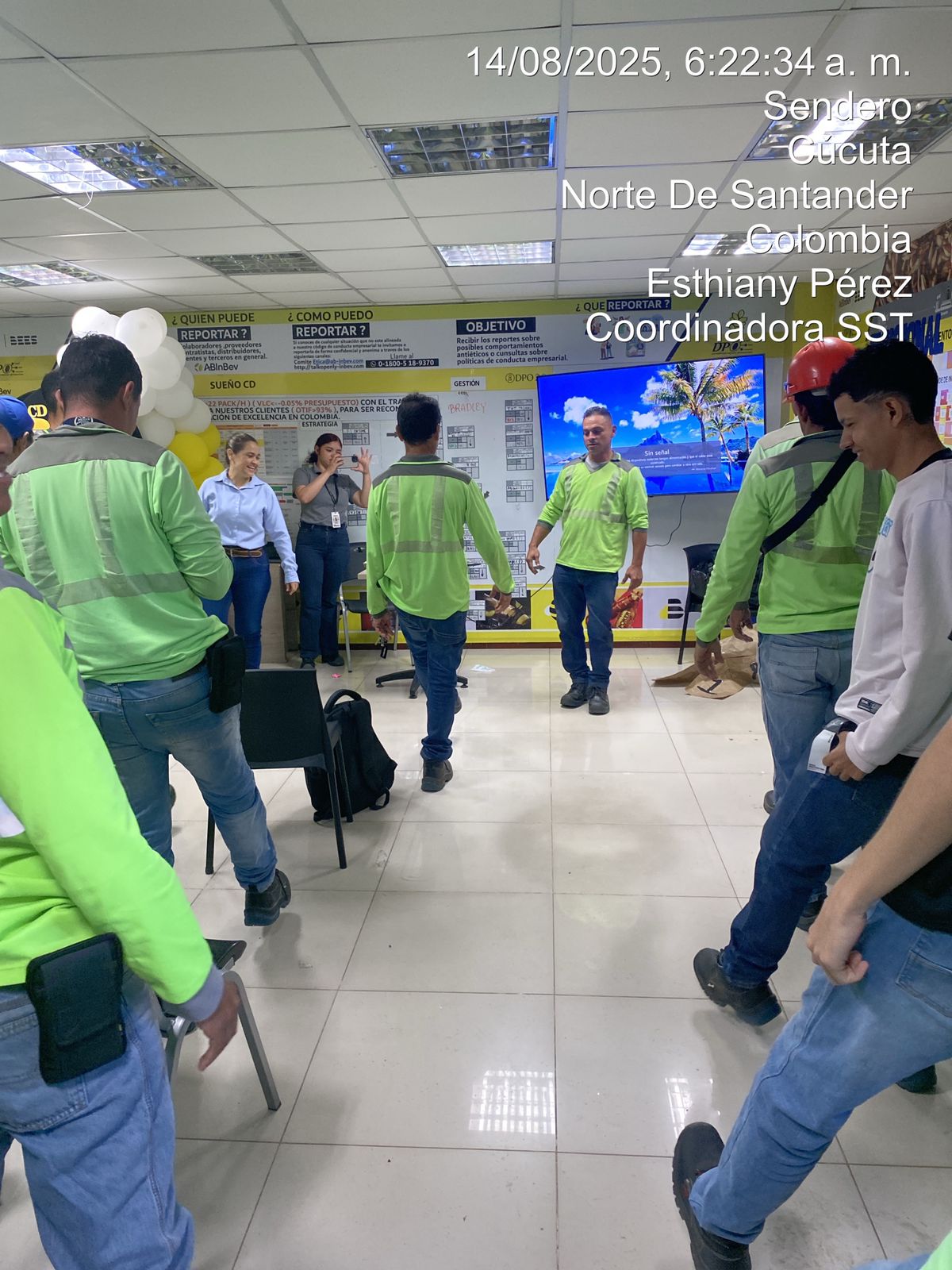 Evidencia de capacitación